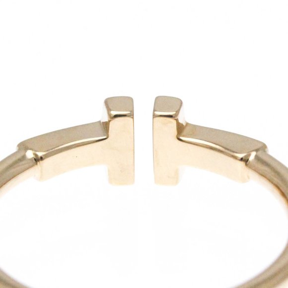 Tiffany T Wire Ring Pink Gold (18K) Fashion No Stone Band Ring Pink Gold - Picture 7 of 8